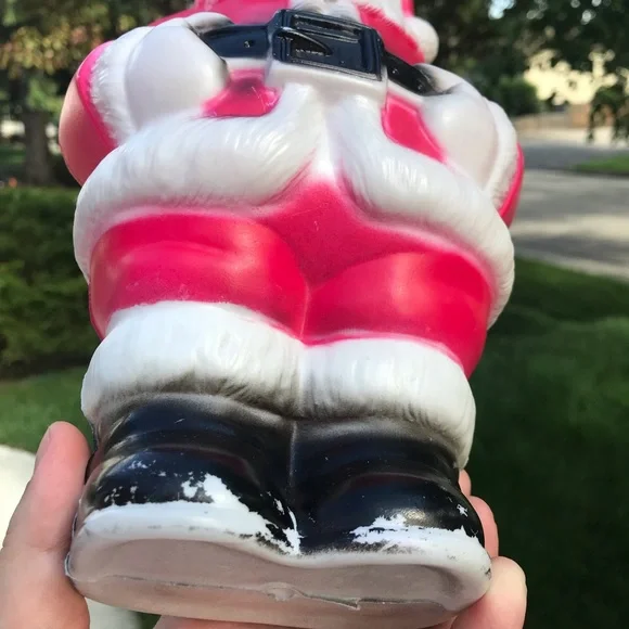 12” vintage Regal Toys made in Canada blow mold Santa Claus retro Christmas - Picture 8 of 9